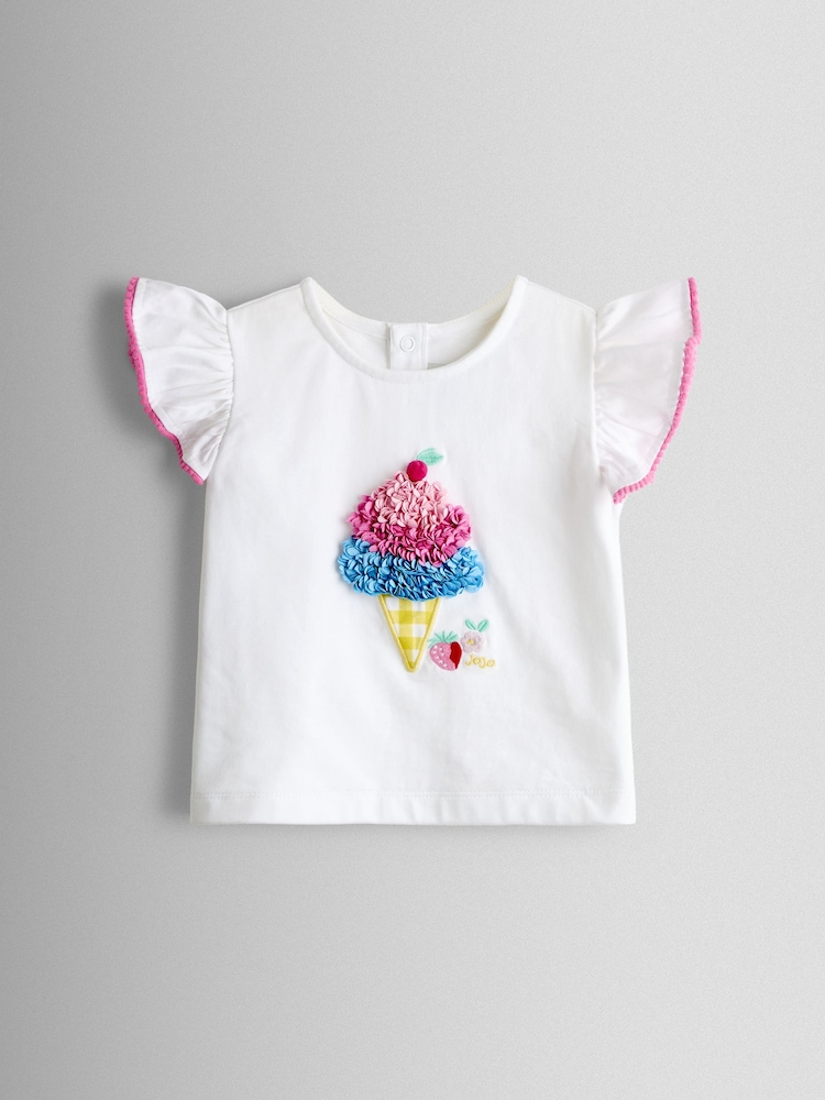 Jojo Maman Bébé Natural Shorts Set - Image 2 of 7 Jojo Maman Bébé Natural Shorts Set - Image 2 of 7