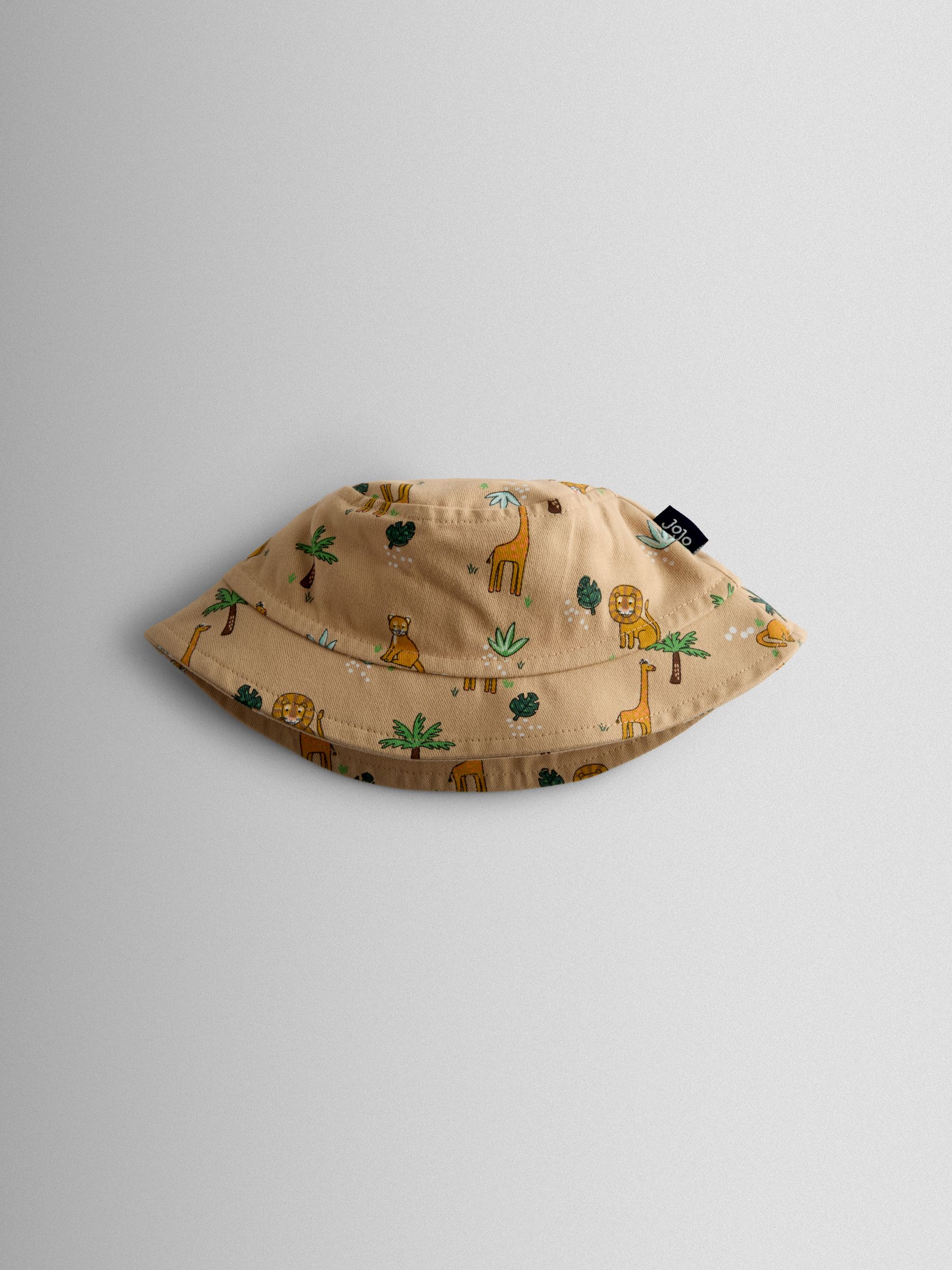 Jojo Maman Bébé Ecru Safari Bucket Hat