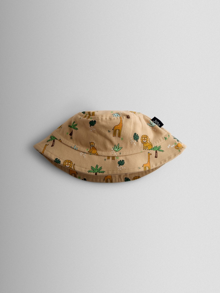 JoJo Maman Bébé Cream Bucket Hat - Image 1 of 4