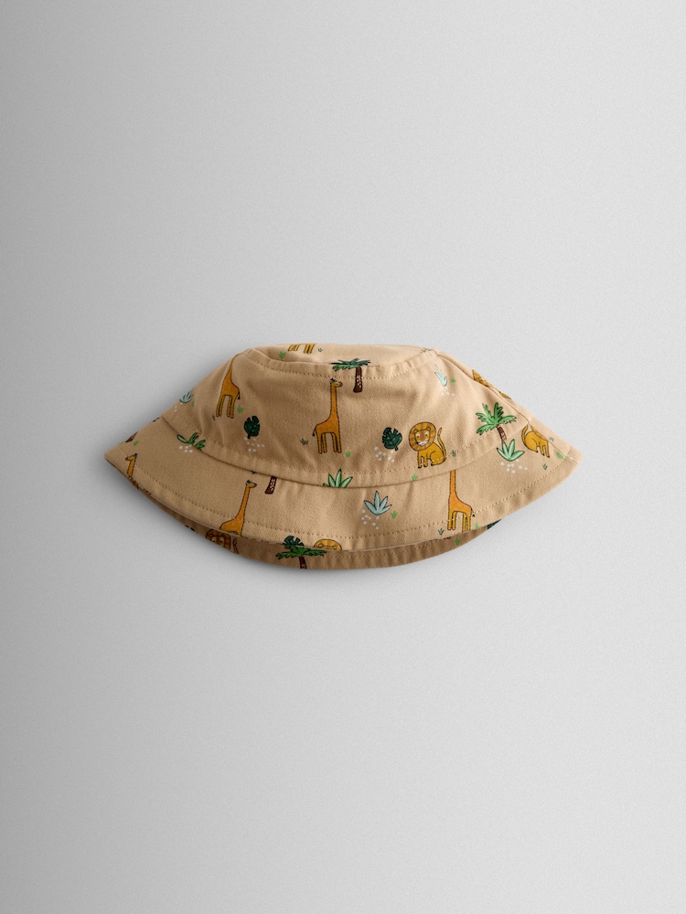 JoJo Maman Bébé Cream Bucket Hat - Image 2 of 4