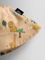 JoJo Maman Bébé Cream Bucket Hat - Image 3 of 4