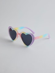 JoJo Maman Bébé Rainbow Heart Sunglasses - Image 1 of 2