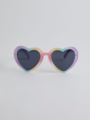 JoJo Maman Bébé Rainbow Heart Sunglasses - Image 2 of 2