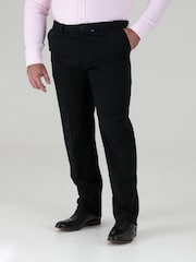 D555 Blue BRUNO Stretch Chino Joggers With Xtenda Waist - Image 1 of 9