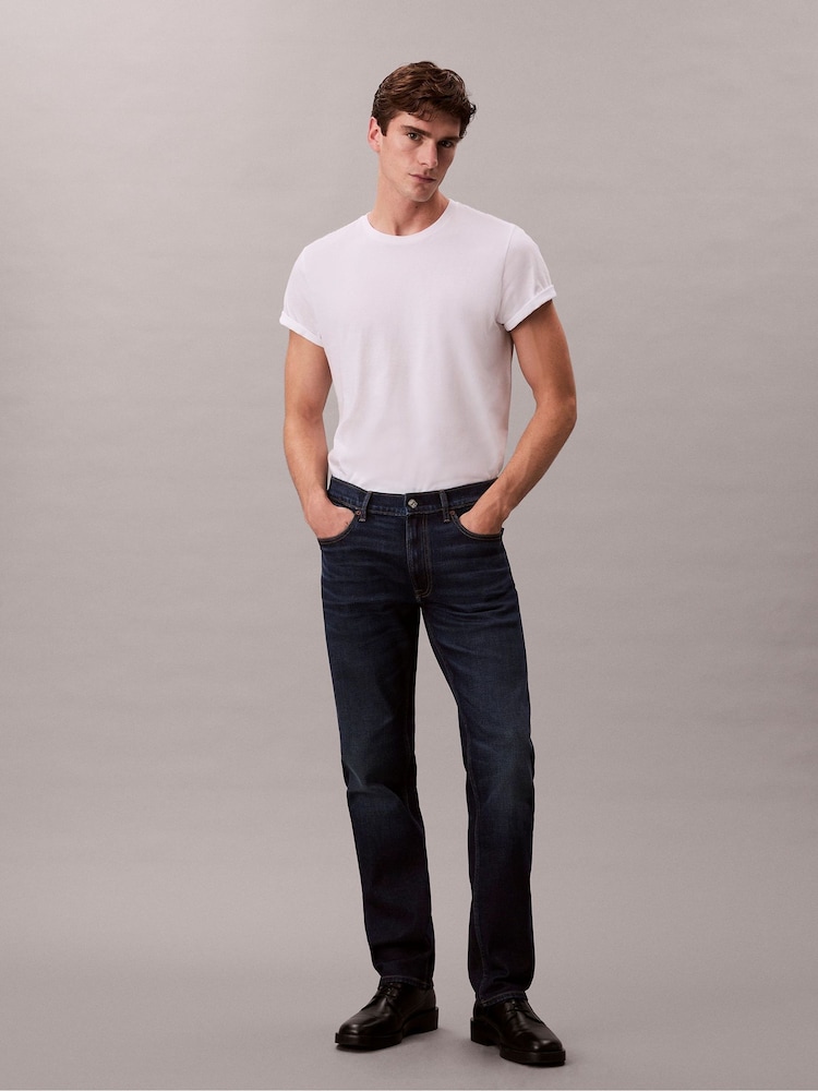 Calvin Klein Blue Slim Straight jeans - Image 1 of 7