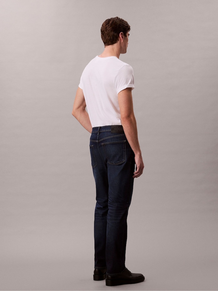 Calvin Klein Blue Slim Straight jeans - Image 2 of 7