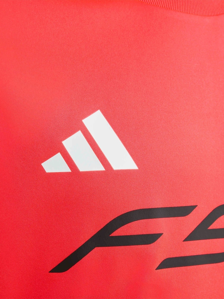 adidas Red/Black F50 Jersey Short Sleeve T-Shirt - Image 10 of 10