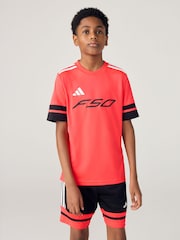 adidas Red/Black F50 Jersey Short Sleeve T-Shirt - Image 2 of 10