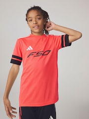 adidas Red/Black F50 Jersey Short Sleeve T-Shirt - Image 3 of 10