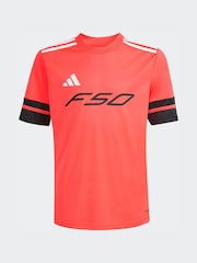 adidas Red/Black F50 Jersey Short Sleeve T-Shirt - Image 6 of 10