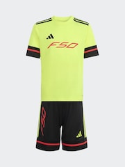 adidas Yellow/Black F50 Jersey Short Sleeve T-Shirt - Image 1 of 6