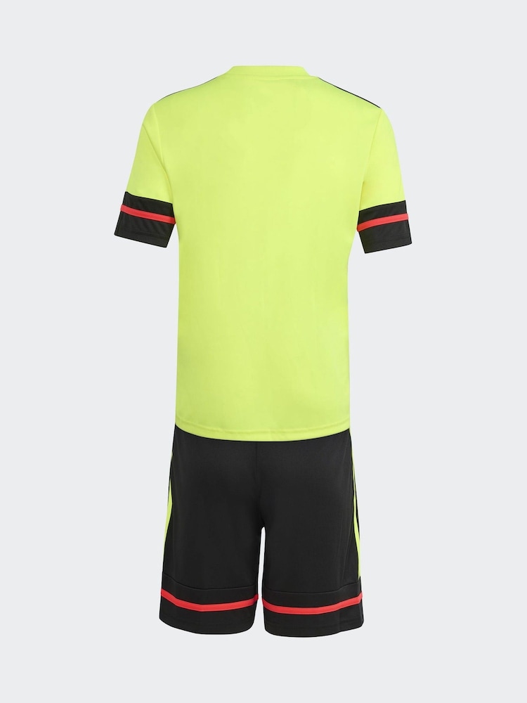 adidas Yellow/Black F50 Jersey Short Sleeve T-Shirt - Image 2 of 6
