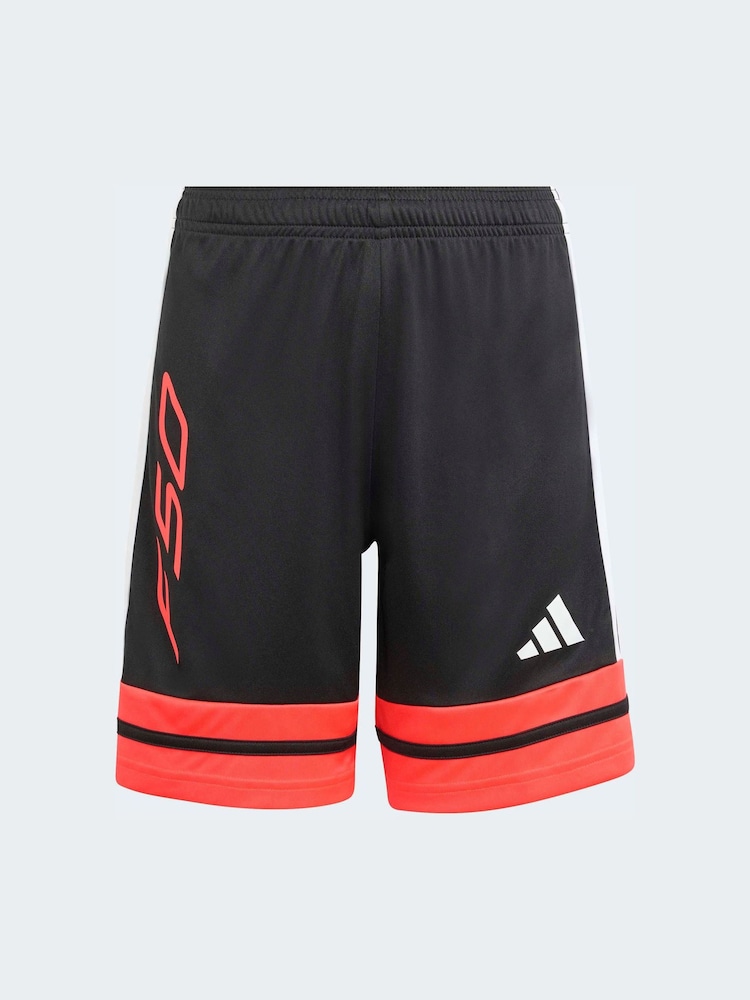 adidas Black/Red F50 Shorts - Image 1 of 5 adidas Black/Red F50 Shorts - Image 1 of 5