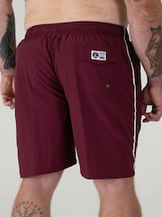 Rojo - D555 YARROW Full Length Swim Shorts - Imagen 3 de 8