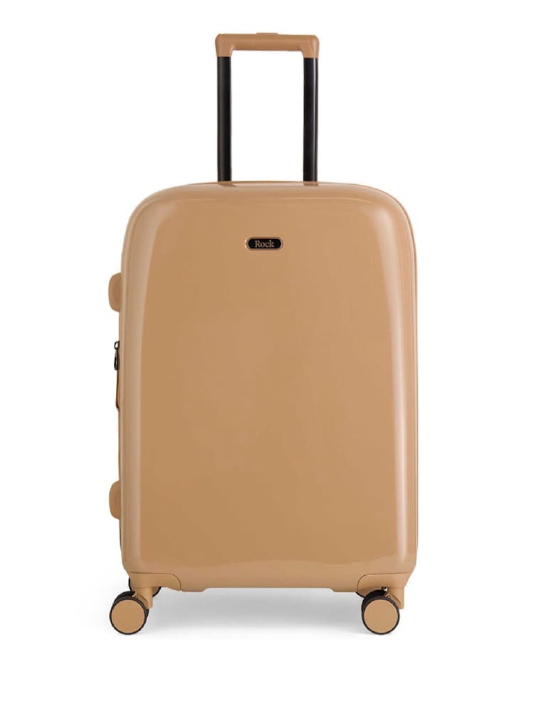 Rock Luggage Gelato Medium Brown Suitcase - Image 1 of 7 Rock Luggage Gelato Medium Brown Suitcase - Image 1 of 7
