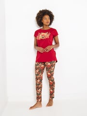 Joe Browns Fox Printed Leggings Pyjamas Set - Slika 2 iz 7