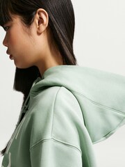 Nike Green Sportswear Phoenix Fleece Oversized Graphic Hoodie - Image 5 of 5