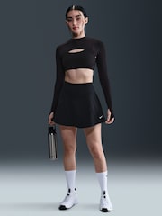 Nike Black One Dri-FIT Tennis Style Skirt - Image 1 of 6