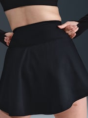 Nike Black One Dri-FIT Tennis Style Skirt - Image 4 of 6