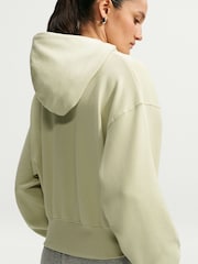 Nike Green Bubble Hem Logo Graphic Full Zip Hoodie - Image 3 of 6