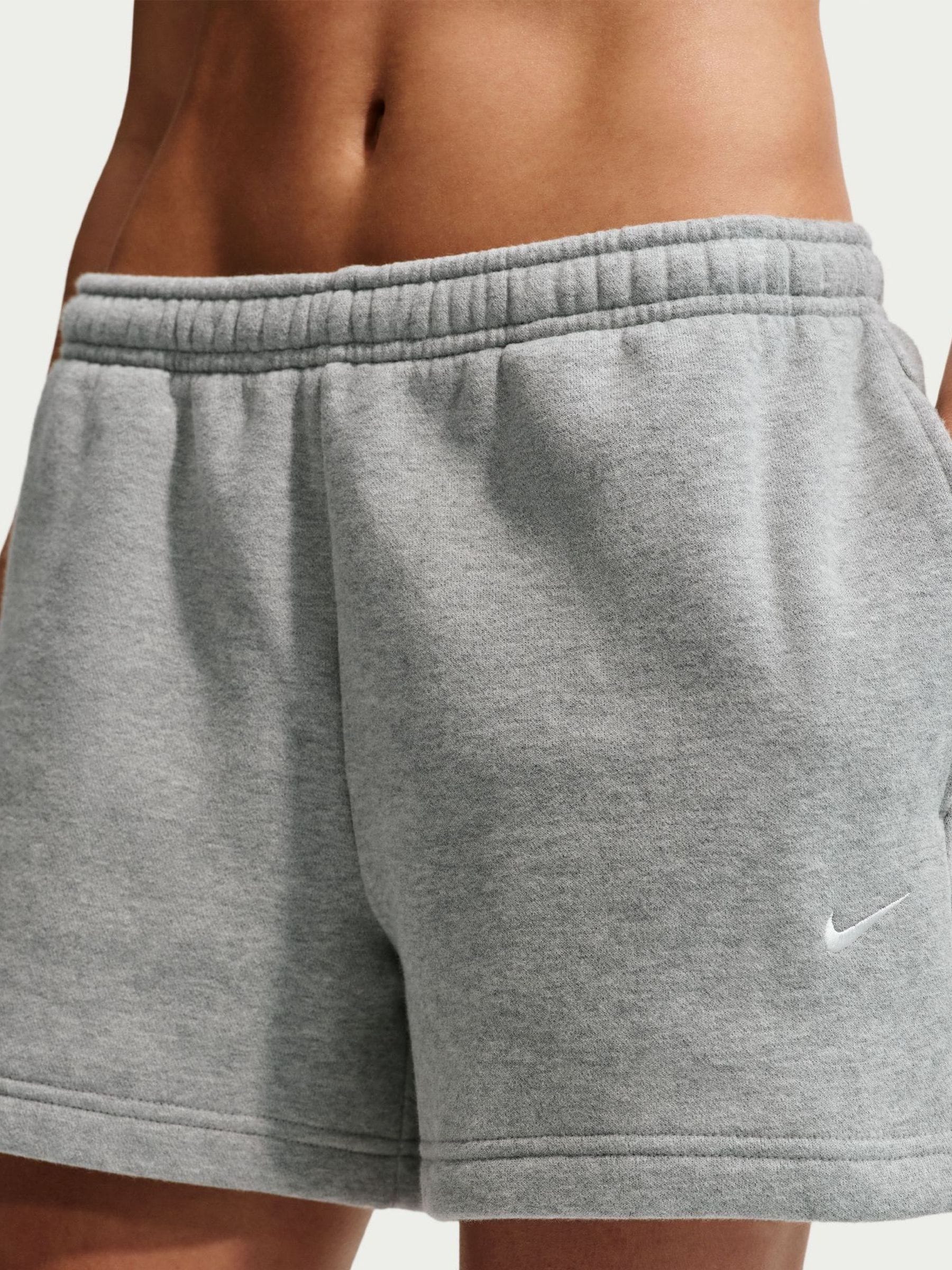 studior330 FITTED KNIT SHORTS グレーショートパンツ Comprar Cinza escuro - Shorts Nike Studio Fleece de Cintura Média