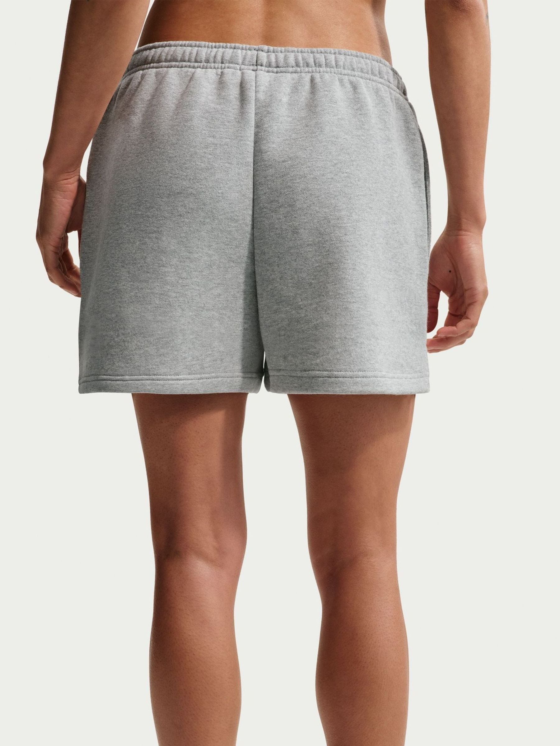Comprar Cinza escuro - Shorts Nike Studio Fleece de Cintura Média