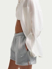 Nike Purple Studio Fleece Mid Rise Shorts - Image 5 of 5