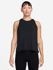Nike Black Zenvy Dropped Hem Dri-FIT Vest Top - Image 1 of 3