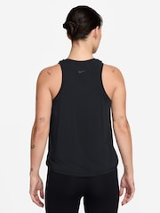 Nike Black Zenvy Dropped Hem Dri-FIT Vest Top - Image 2 of 3