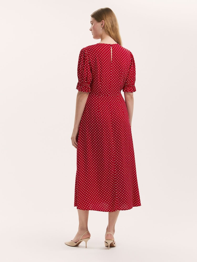 Finery Red Mela Dress - Image 2 of 5
