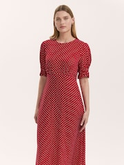 Finery Red Mela Dress - Image 3 of 5