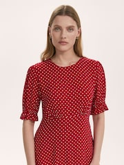 Finery Red Mela Dress - Image 4 of 5