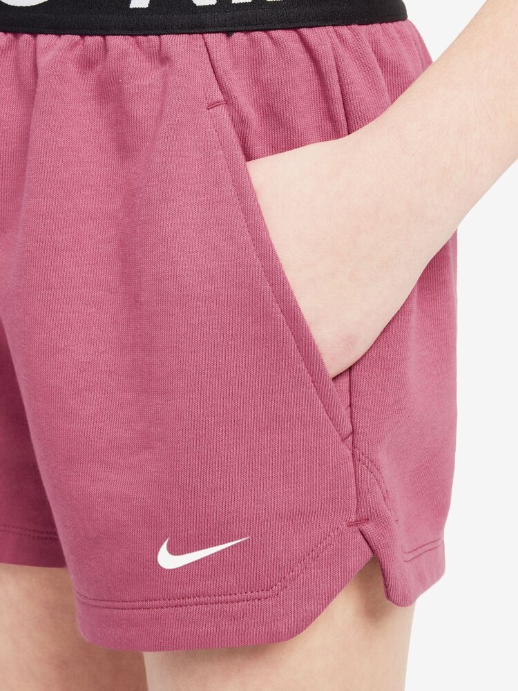 Nike Peony Pink Pro Dri-FIT Fleece Shorts - Image 4 of 4 Nike Peony Pink Pro Dri-FIT Fleece Shorts - Image 4 of 4
