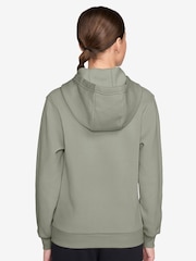 Nike Spruce Fog Grey Club Fleece Zip Through Hoodie - Image 2 of 3