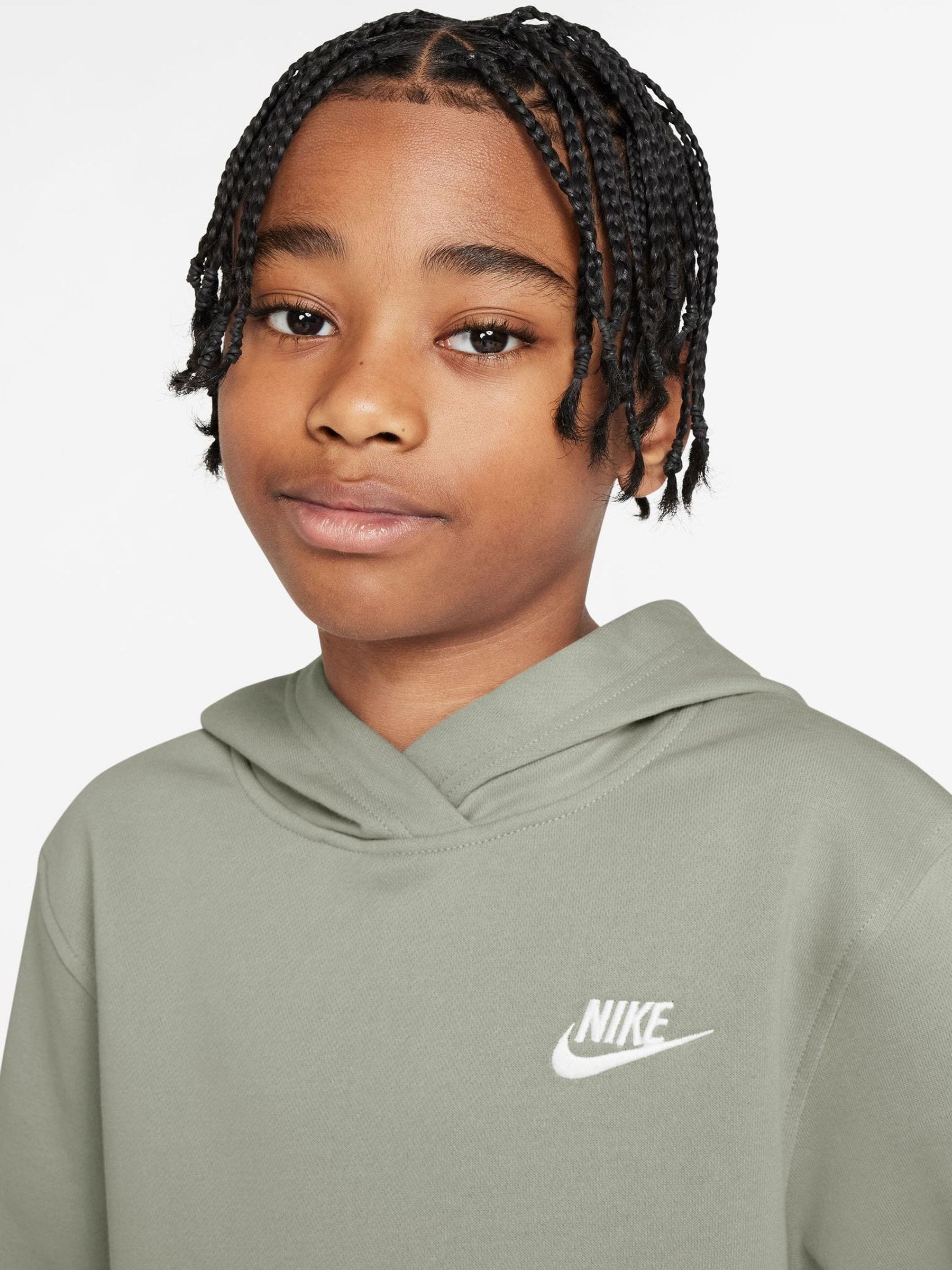 Comprar Cinza Neblina de Abeto - Moletom Nike Club Fleece com