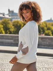 Sosandar Brown Argyle Jumper - Image 3 of 5