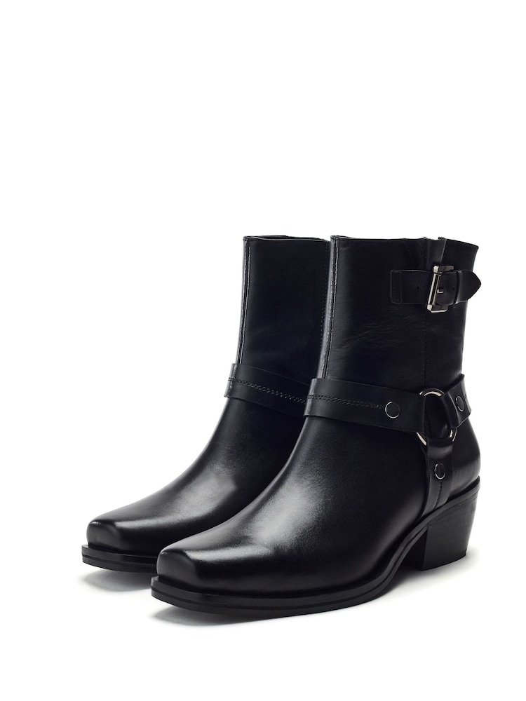 Moda in Pelle SH Gee Moto Ankle Boots - Image 2 of 4 Moda in Pelle SH Gee Moto Ankle Boots - Image 2 of 4