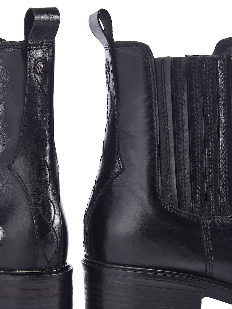 Moda in Pelle Ostyn Western Chelsea Boots With Cleated Sole - Imagem 4 de 4