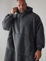 BadRhino Big & Tall Grey Blanket Hoodie - Image 3 of 3