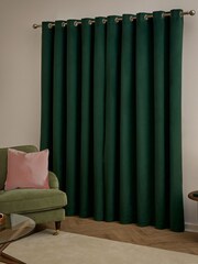 Furn The Ultimate Velvet 100% Blackout Eyelet Curtains - صورة 2 من 6
