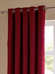 Furn The Ultimate Velvet 100% Blackout Eyelet Curtains - صورة 4 من 6