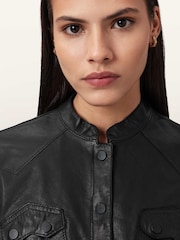 AllSaints Black Rock Shirt - Image 4 of 8