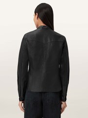 AllSaints Black Rock Shirt - Image 5 of 8