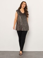 Evans Sequin Vest Top - Image 2 of 5