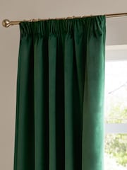 Furn The Ultimate Velvet Pencil Pleat Curtains - صورة 4 من 5