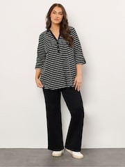 Evans Pintuck Henley Top - Image 2 of 5