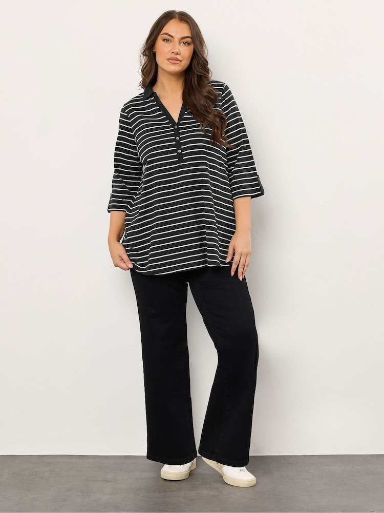 Evans Pintuck Henley Top - Image 2 of 5