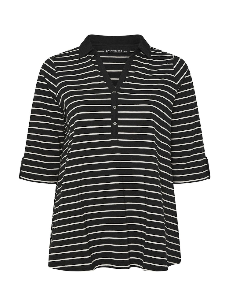 Evans Pintuck Henley Top - Image 5 of 5