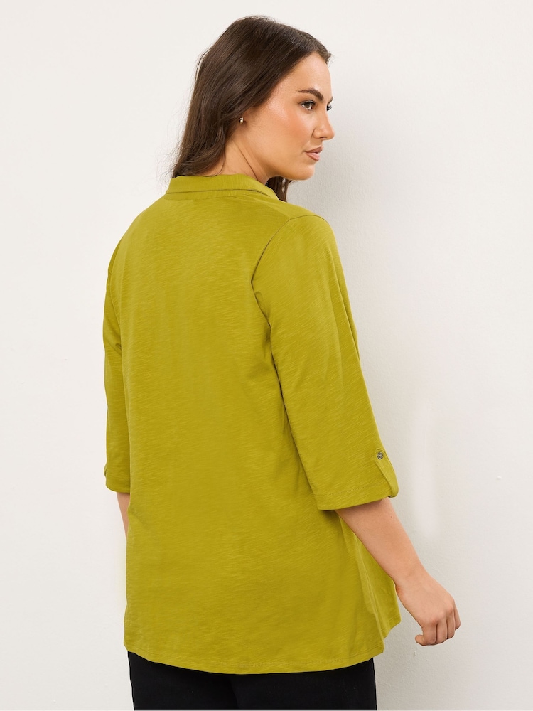 Evans Pintuck Henley Top - Image 2 of 5