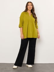Evans Pintuck Henley Top - Image 3 of 5